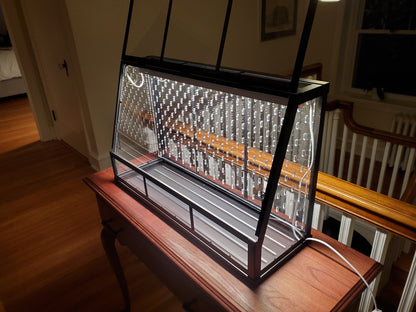 Akerbar Large Pegboard and Shelf Acrylic Kit - Ikea Greenhouse - SKADIS - 25" model
