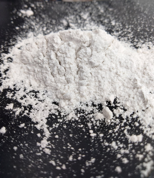 Solution grade gypsum, calcium sulfate