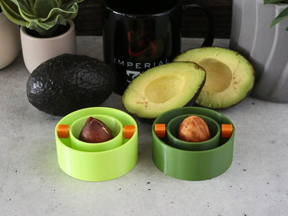 Floating Avocado Seed Grower | 2 Piece 3D Print Avocado Boat | Propagation Germination | Kitchen Hydroponics | Kratky | Indoor Gardening
