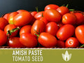 Amish Paste Tomato - 30 Seeds - Heirloom Tomato, Large Paste Tomato, Sauce Tomato, Plum Tomato, Oxheart Tomato, Homemade Catsup, OP, Non-GMO