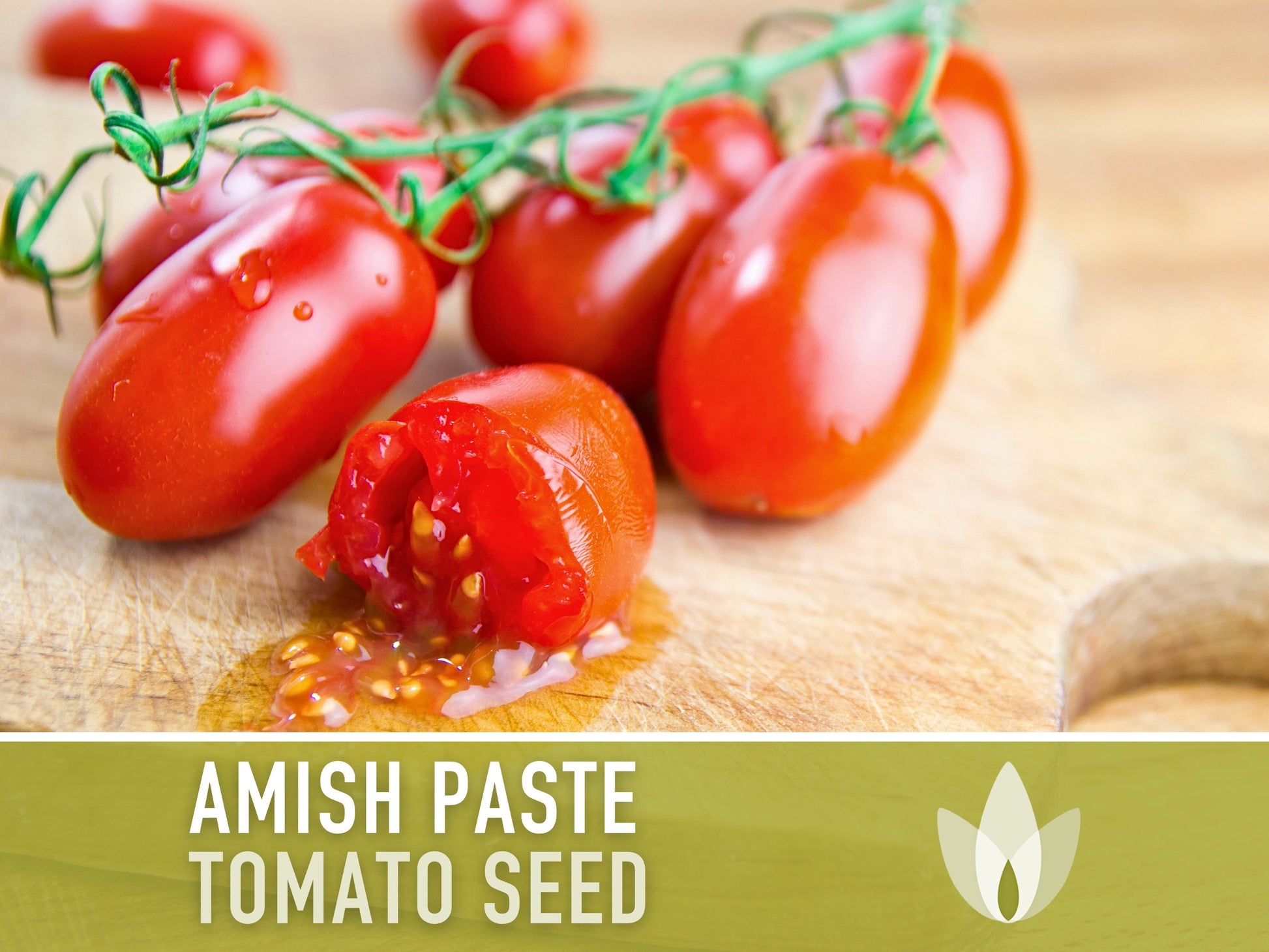 Amish Paste Tomato - 30 Seeds - Heirloom Tomato, Large Paste Tomato, Sauce Tomato, Plum Tomato, Oxheart Tomato, Homemade Catsup, OP, Non-GMO