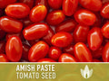 Amish Paste Tomato - 30 Seeds - Heirloom Tomato, Large Paste Tomato, Sauce Tomato, Plum Tomato, Oxheart Tomato, Homemade Catsup, OP, Non-GMO
