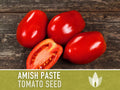 Amish Paste Tomato - 30 Seeds - Heirloom Tomato, Large Paste Tomato, Sauce Tomato, Plum Tomato, Oxheart Tomato, Homemade Catsup, OP, Non-GMO