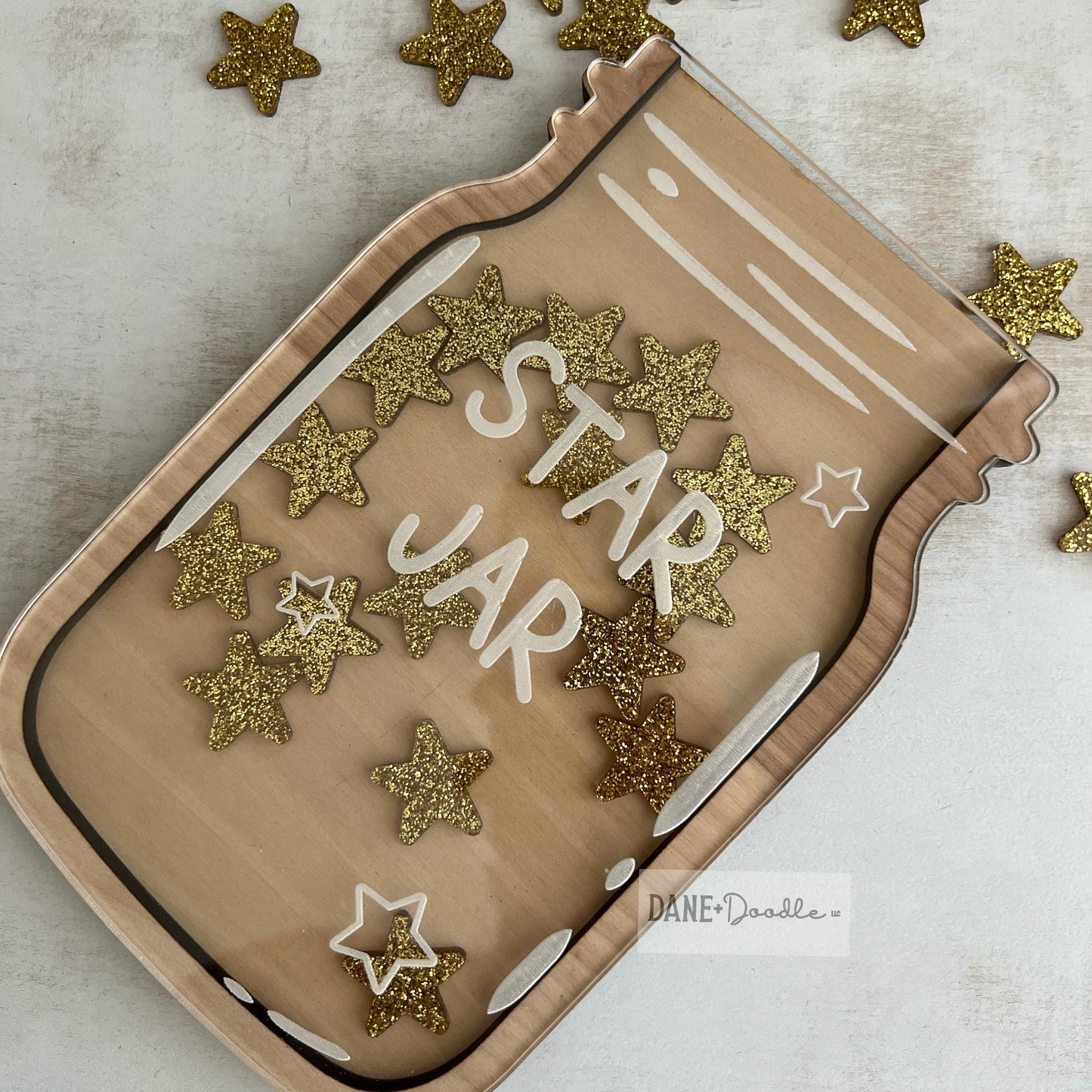 Star Jar , 30-100 Gold Stars, Reward Jar