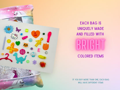 Bright Bag | Seek And Find Sensory Bags | I-Spy Game | Weighted Discovery Bags | Quiet Activity | Busy Bag | Fun For All Ages