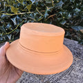 Replacement Terra Cotta Jack-o'-lantern Hat only for 2 or 3 Gallon Pumpkin from Craven Pottery