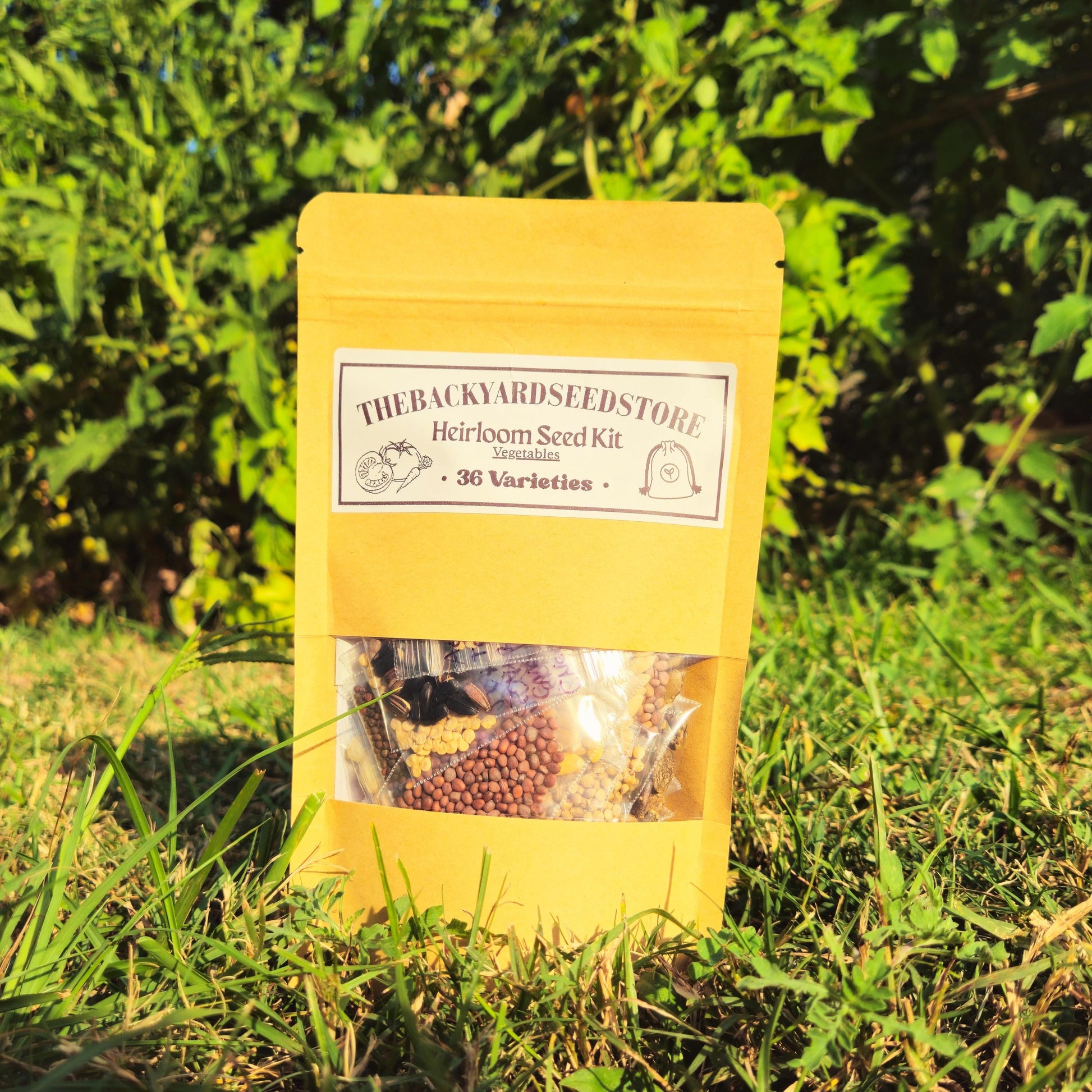 Heirloom Garden Seed Pack: 36 Non-GMO Varieties - Tomato, Pepper, Lettuce