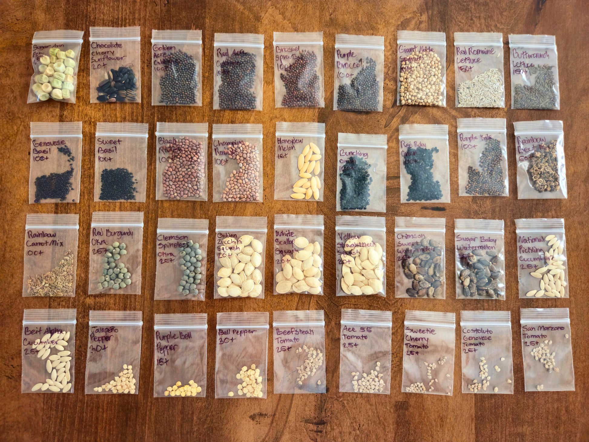 Heirloom Garden Seed Pack: 36 Non-GMO Varieties - Tomato, Pepper, Lettuce