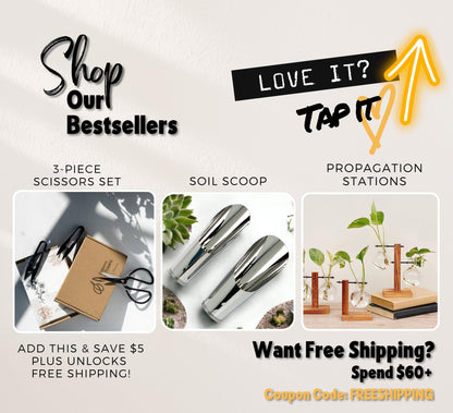 Plant Mat & Pruners for Repotting / Potting Tarp | Gardening essentials and must-have plant tools and accessories | 2 sizes available