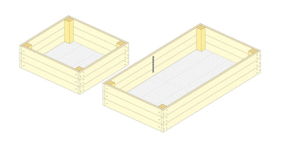 DIY Cedar Garden Bed Plan: 4x8 & 4x4 Raised Planter Box (PDF) + Build Videos