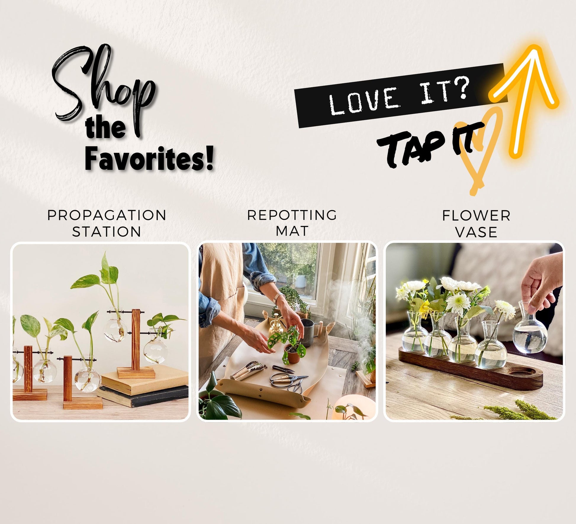 Soil Scoops for Easy Planting & Gardening | Houseplant tools and accessories | Easy clean up for repotting plants, seeds, potting soil