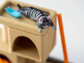 Cat zen garden sensory sand tray with cat figures, rake and toys – photo 2