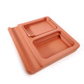 Terracotta Seed Sorting Tray: Modular Garden Organizer for Small Spaces