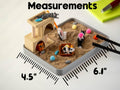 Cat zen garden sensory sand tray with cat figures, rake and toys – photo 6