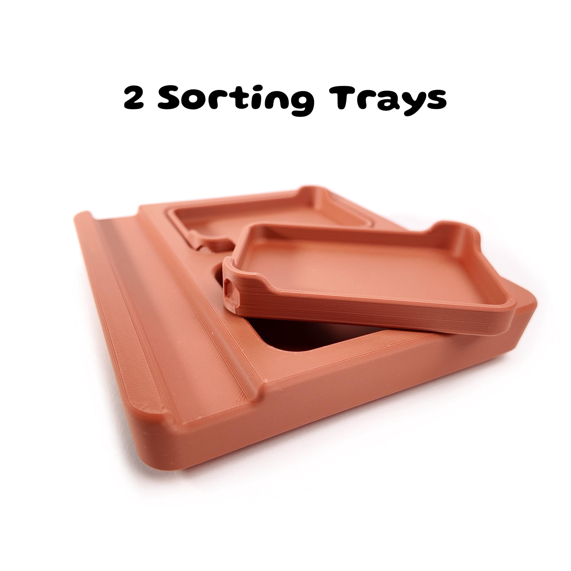 Terracotta Seed Sorting Tray: Modular Garden Organizer for Small Spaces