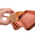 Terracotta Seed Sorting Tray: Modular Garden Organizer for Small Spaces