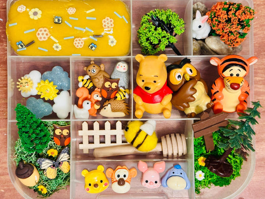 Winnie the Pooh Sensory Kit: Homemade Playdough Kit