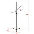 Metaflex IO-2 with 2 full-spectrum lamps. Ніgh floor grow lamp, Floor grow light for plant, led light stand, indoor LED Standing Floor Lamp