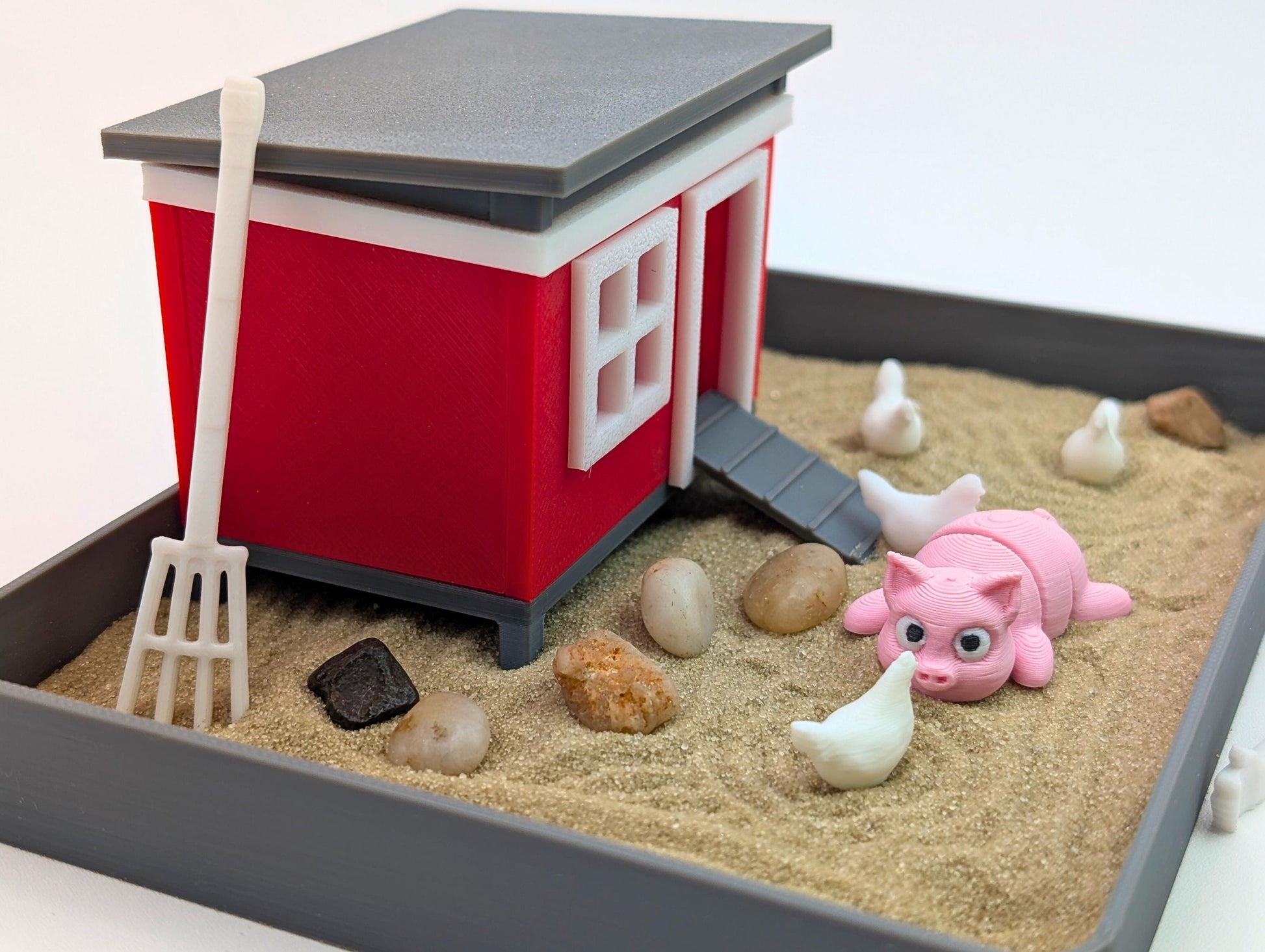 Chicken Zen Garden: Desk Sand Garden DIY Kit