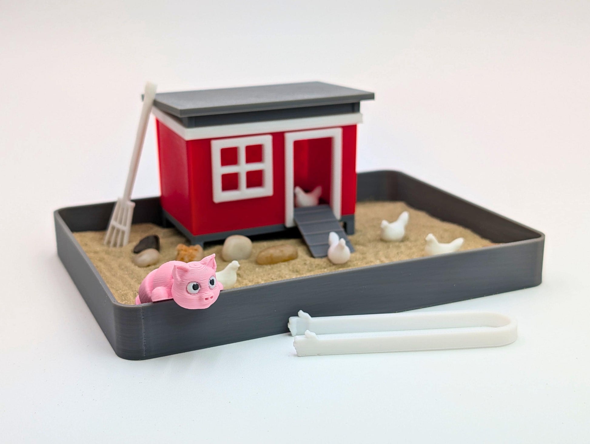 Chicken Zen Garden: Desk Sand Garden DIY Kit