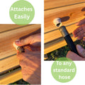 Outdoor cedar mud kitchen sensory play table – photo 3