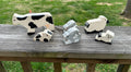 Handmade wooden farm and barn play set with animals and farmers – photo 5