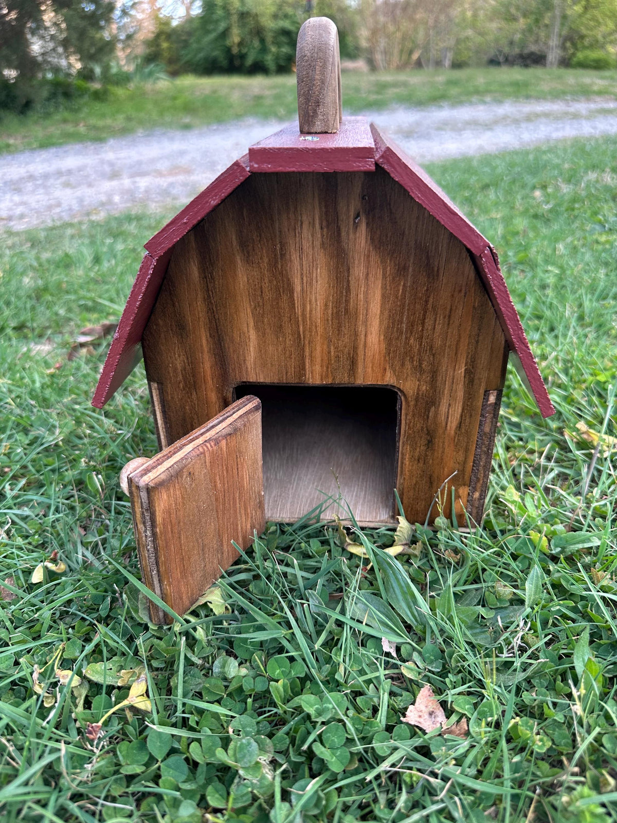 Handmade wooden farm and barn play set with animals and farmers – photo 7