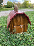 Handmade wooden farm and barn play set with animals and farmers – photo 8