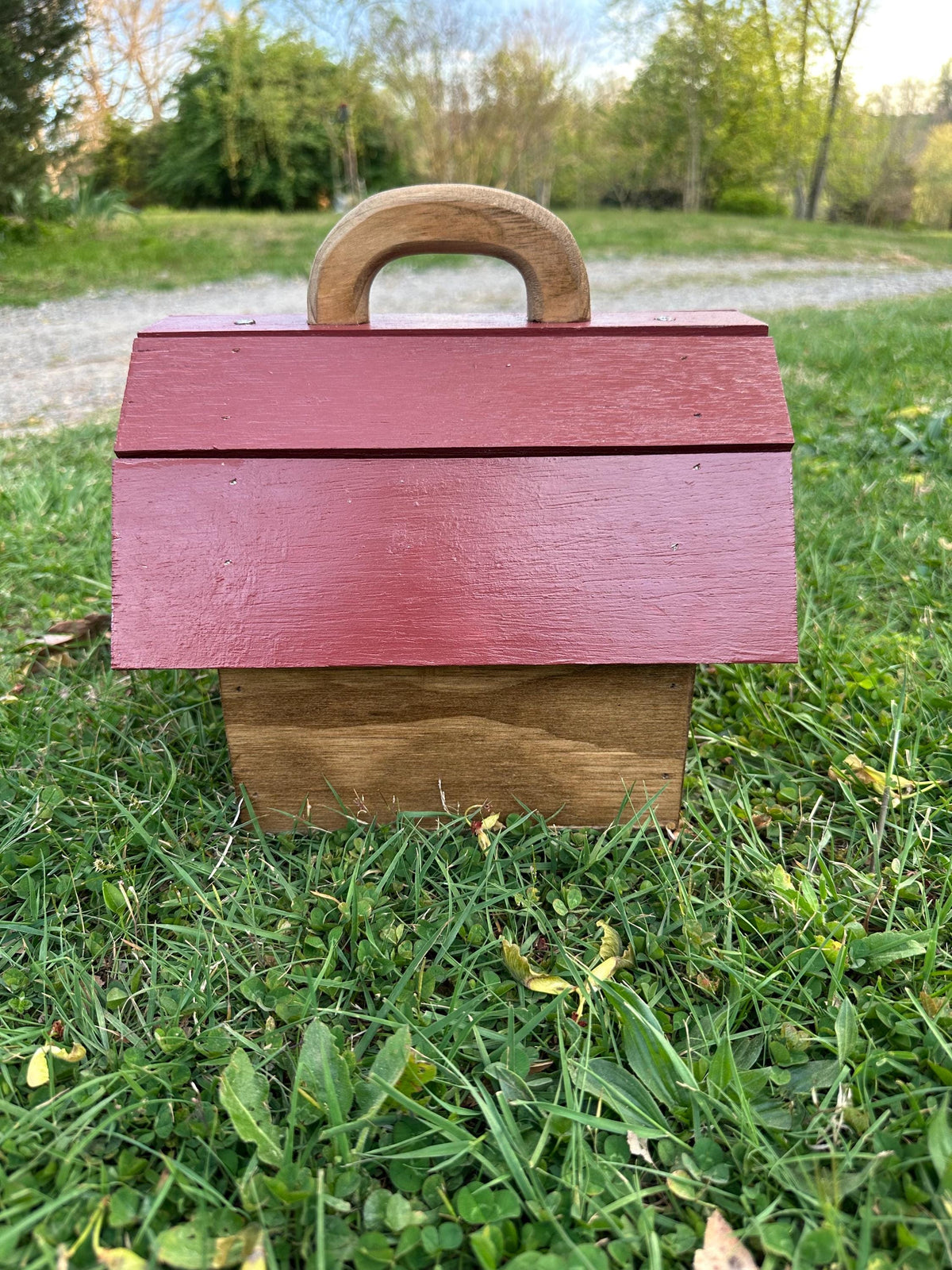 Handmade wooden farm and barn play set with animals and farmers – photo 9