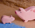 Handmade wooden farm animal figures set – photo 9